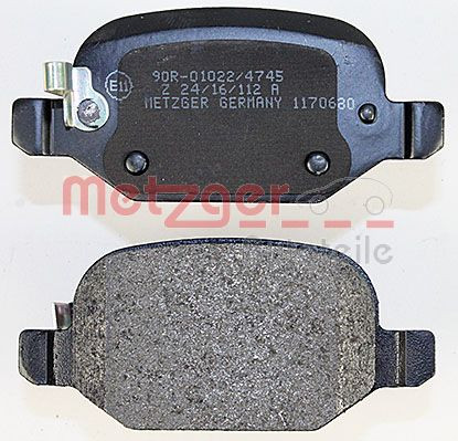 METZGER Bremsbelagsatz, Scheibenbremse